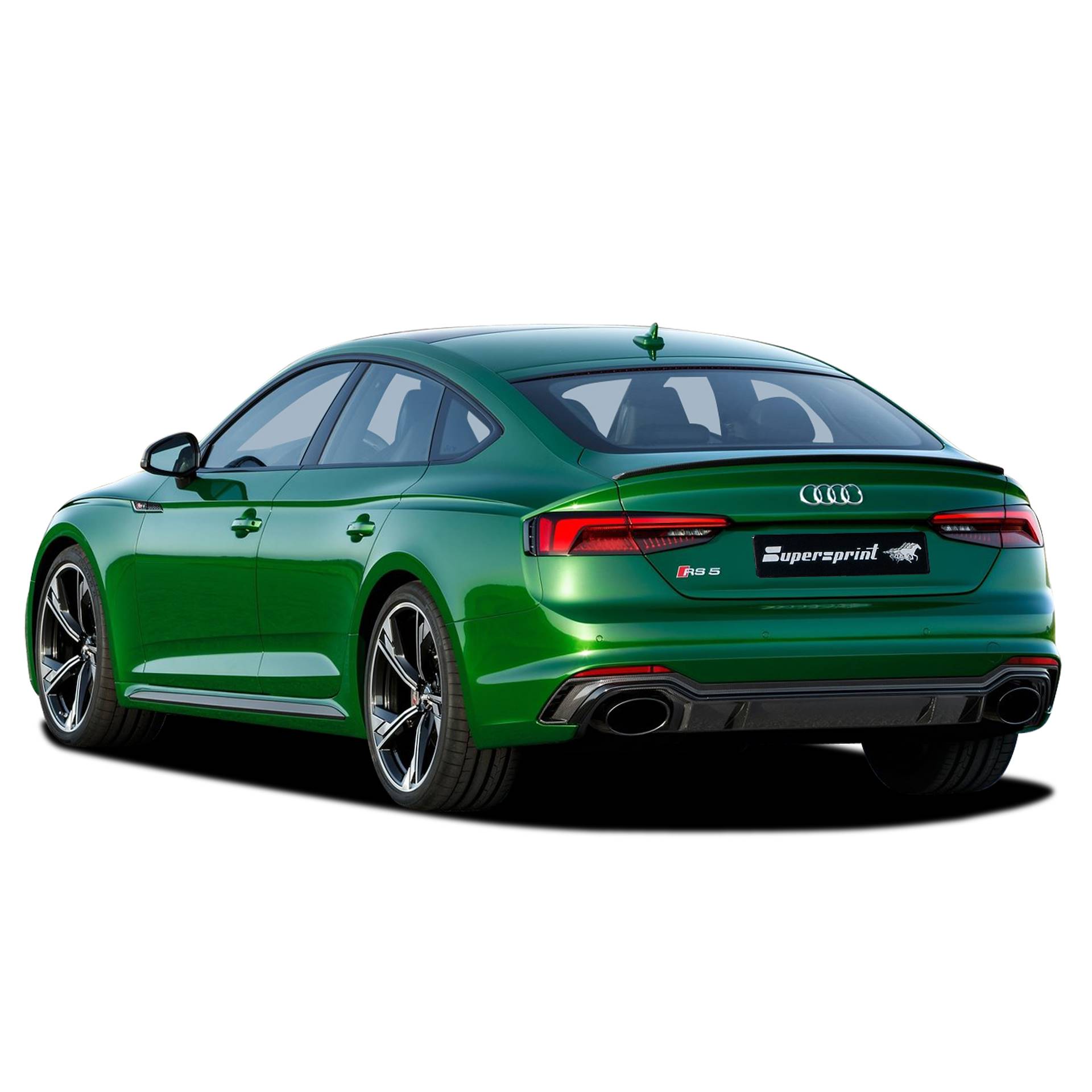Neue Supersprint Auspuff mit Klappe für AUDI RS4 / RS5 B9 Quattro 3.0 TFSi V6 (450 PS) 2018 ->